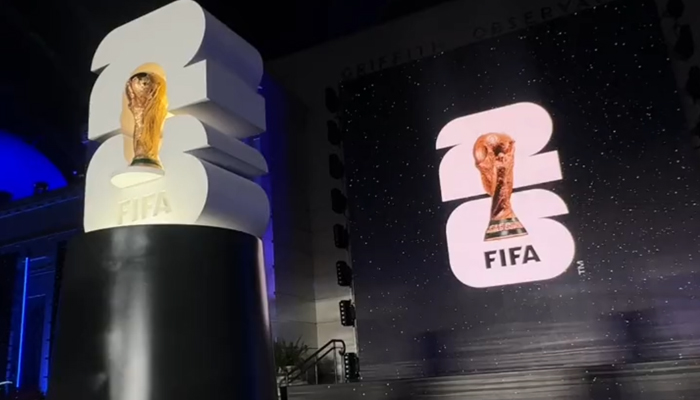 Foto des Logos der Weltmeisterschaft 2026