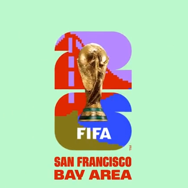 WM 2026 Logo und Thema der San Francisco