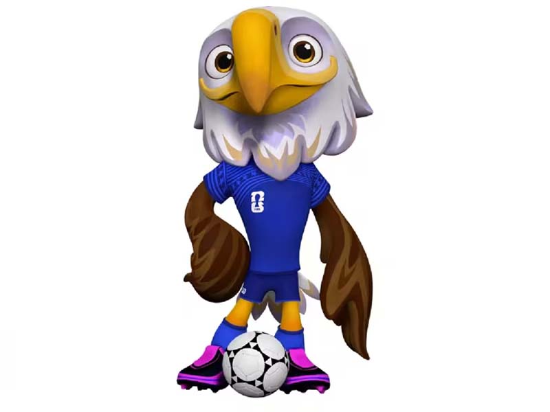 Maskottchen Cluth the Bald Eagle (Vereinigte Staaten) der Weltmeisterschaft 2026