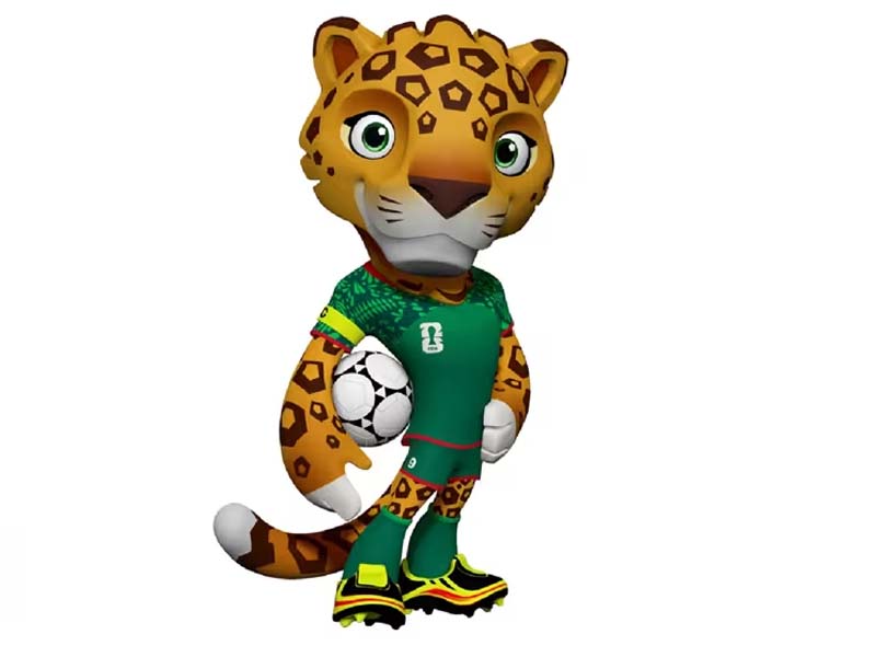Maskottchen Zayu the Jaguar (Mexiko) der Weltmeisterschaft 2026