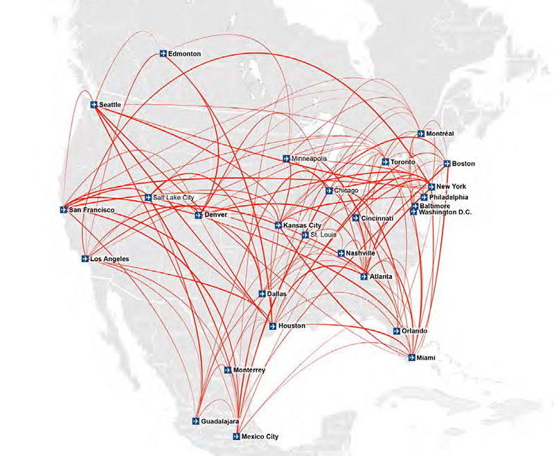 Flughäfen während der Fußballweltmeisterschaft 2026